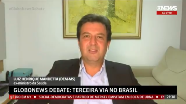 Mandetta na GloboNews