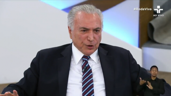Michel Temer fala de Dilma Rousseff