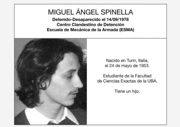 Miguel Ángel Spinella tem um filho