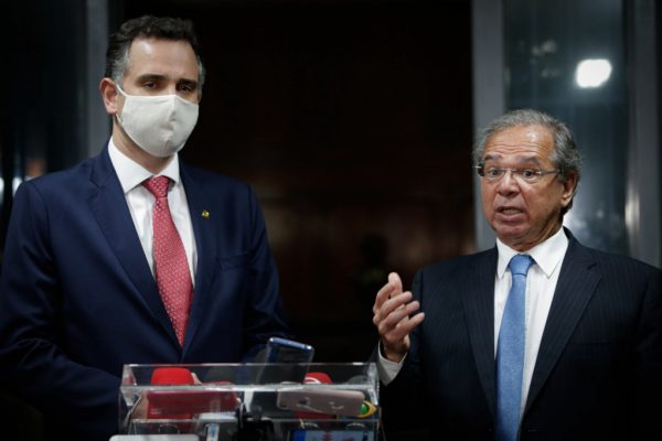 Rodrigo Pacheco e Paulo Guedes