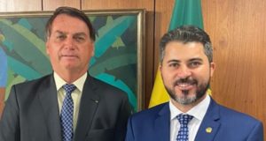 Jair Bolsonaro e Marcos Rogério, seu defensor na CPI