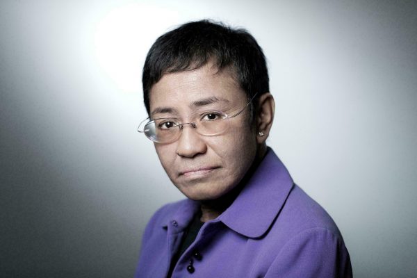 A vencedora do Nobel da Paz, Maria Ressa