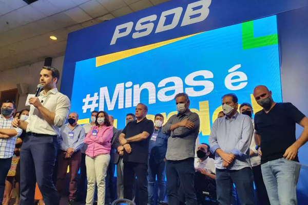 Aécio Neves e Eduardo Leite