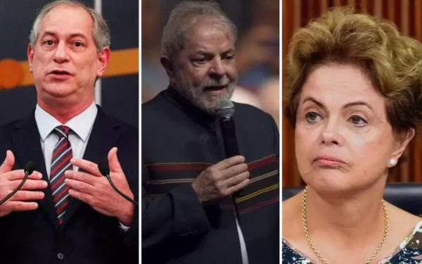 Veja Ciro Gomes, Lula e Dilma