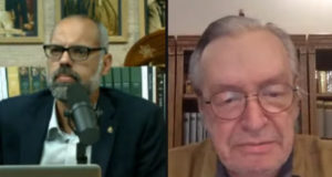 Allan dos Santos e Olavo de Carvalho no Terça Livre