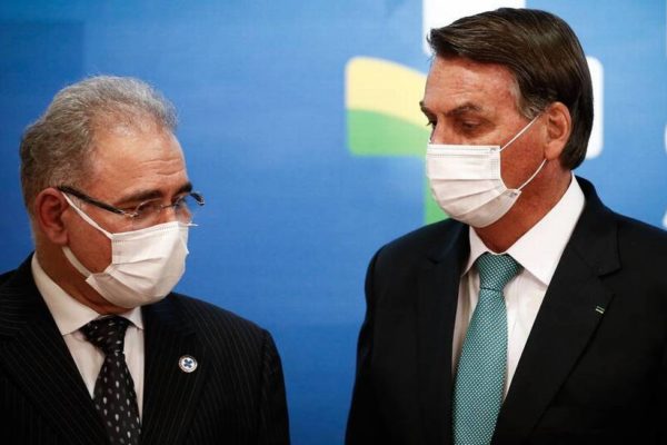 Veja Marcelo Queiroga e Jair Bolsonaro