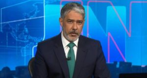 William Bonner no Jornal Nacional.