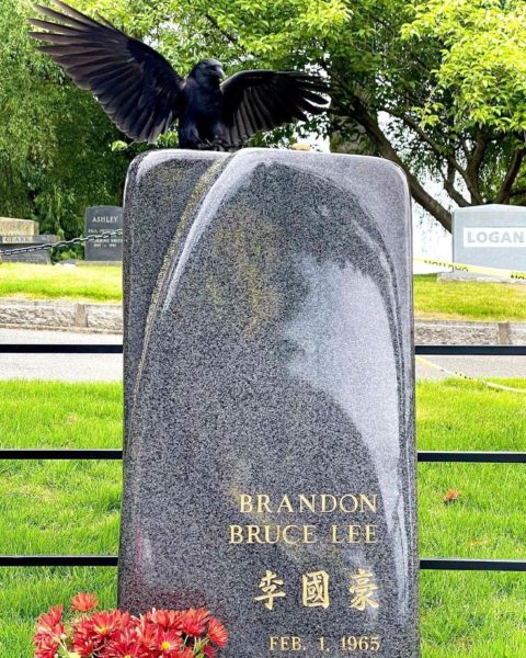 Lápide de Brandon lee