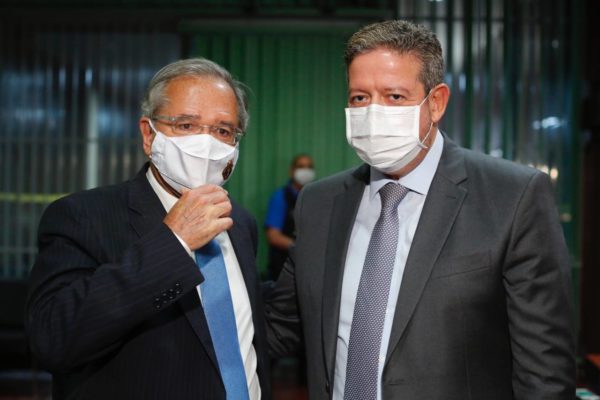 Arthur Lira e Paulo Guedes