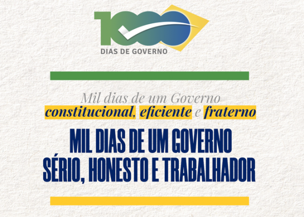 Campanha mil dias do governo