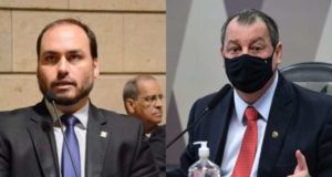 Carlos Bolsonaro e Aziz