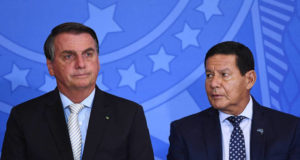 O presidente Jair Bolsonaro (PL) e seu vice, general Hamilton Mourão (PRTB). Imagem: Reprodução