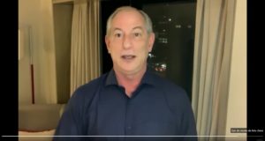 Ciro em discurso em vídeo postado no Twitter