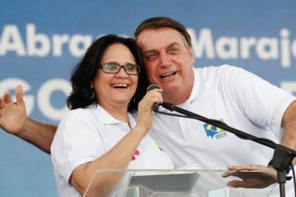 Damares Alves e Jair Bolsonaro