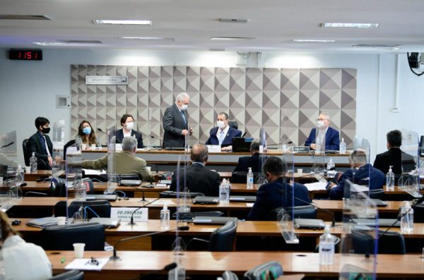 CPI da Covid, no Senado. Foto: Pedro França/Agência Senado