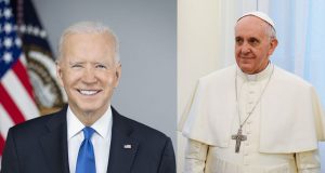 Veja Joe Biden e o Papa Francisco