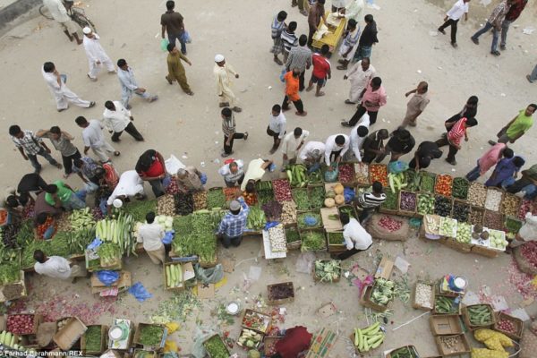 Mercado em Dubai