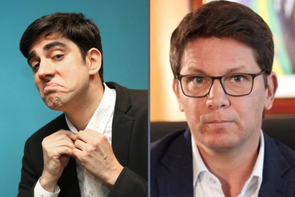 Montagem de Marcelo Adnet e Mário Frias