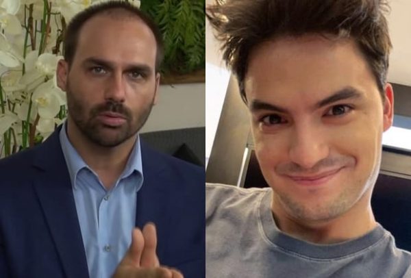 Eduardo Bolsonaro e Felipe Neto 