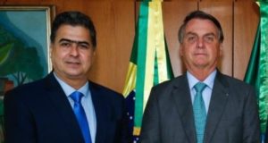 O prefeito Emanuel Pinheiro e Jair Bolsonaro