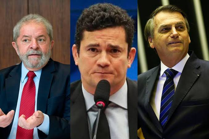 Brasileiros acham Lula mais honesto que Moro e Bolsonaro, diz pesquisa. Imagem: Reprodução/Twitter