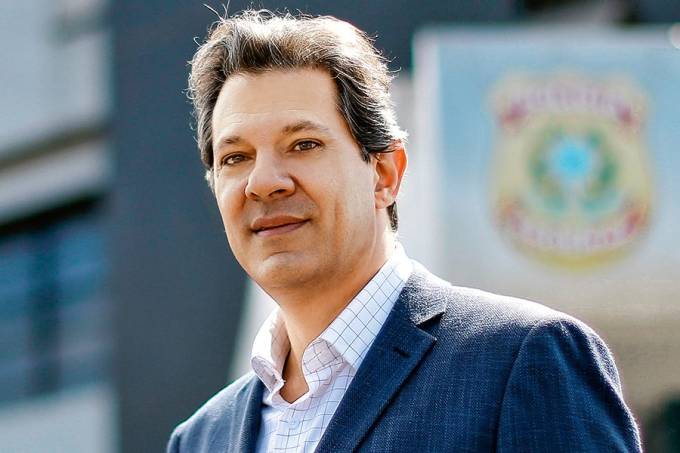 O petista Fernando Haddad