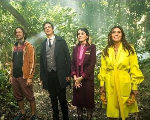 O elenco principal da novela da Globo