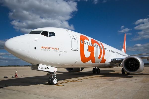 Avião da Gol em aeroporto