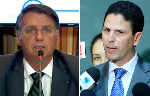 Jair Bolsonaro e o presidente nacional do PSDB, Bruno Araújo