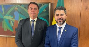 Jair Bolsonaro e Marcos Rogério. Foto: Divulgação