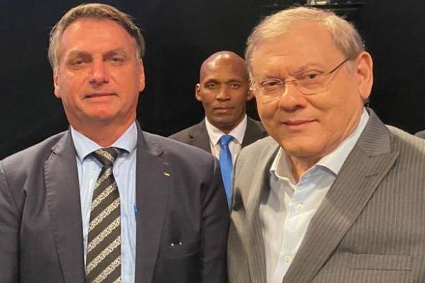 Jair Bolsonaro e Milton Neves