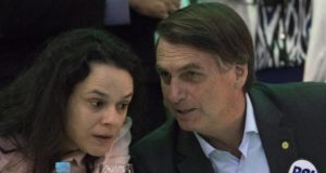 Janaina Paschoal e Jair Bolsonaro