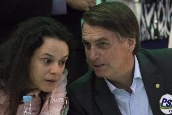 Janaina Paschoal e Jair Bolsonaro