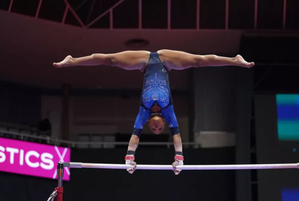 Rebeca Andrade no Mundial no Japão