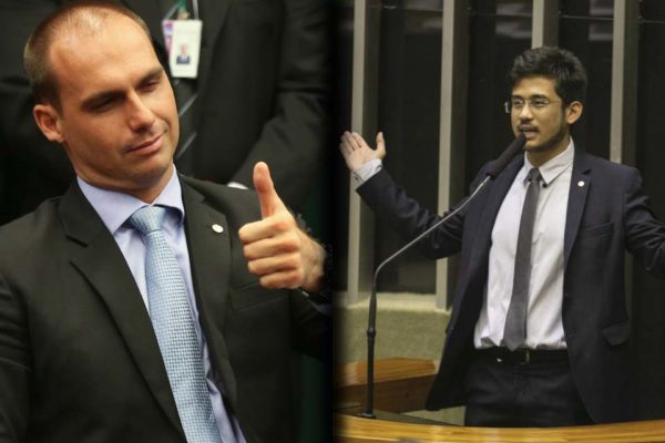 Kim Kataguiri e Eduardo Bolsonaro