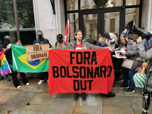 Manifestação em Londres