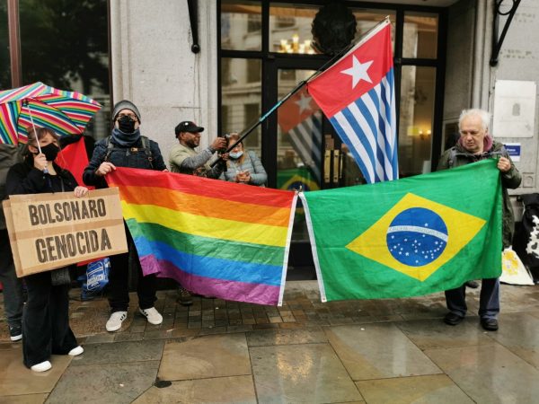 Manifestação em Londres