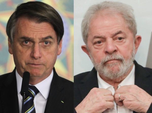 Bolsonaro e Lula em montagem, são alvos de fake news