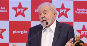Lula em coletiva de imprensa