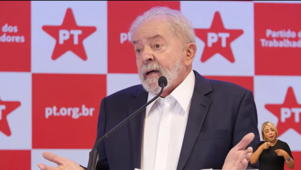 Lula em coletiva de imprensa