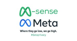 Logos M-Sense e Facebook Meta