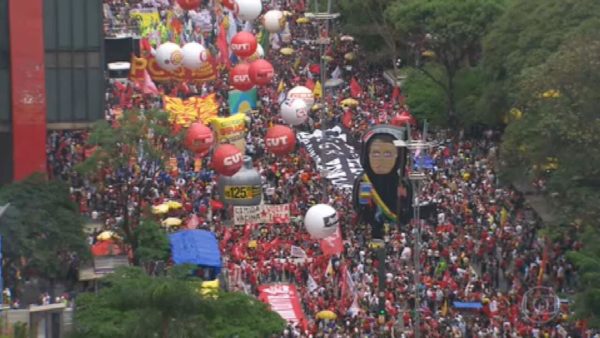 Manifestação contra Bolsonaro