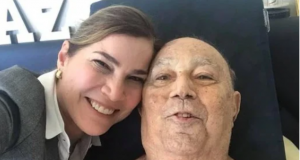 Mayra Pinheiro e o pai, César