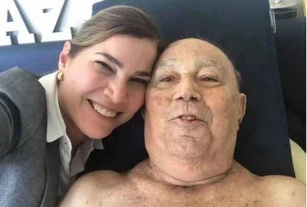 Mayra Pinheiro e o pai, César