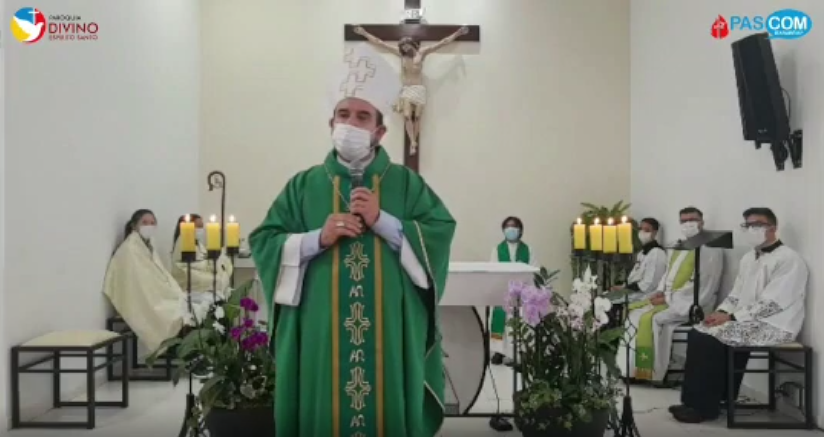 Padre diz que quem acha o Papa 'vagabundo' e que Dom Orlando Brandes faz 'politicagem' não está em comunhão com a Igreja. Vídeo: Reprodução