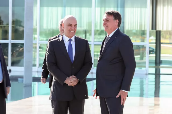 Alexandre de Moraes e Bolsonaro