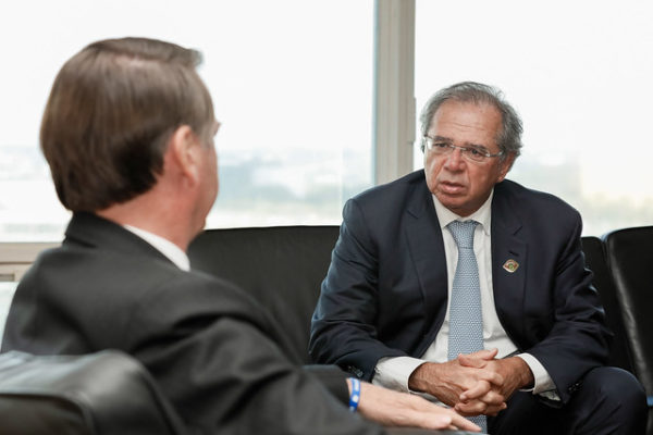 Jair Bolsonaro e Paulo Guedes