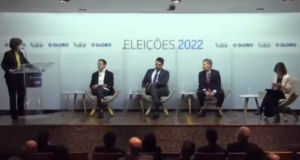 Globo promoveu debate entre pré-candidatos do PSDB. Imagem: Reprodução