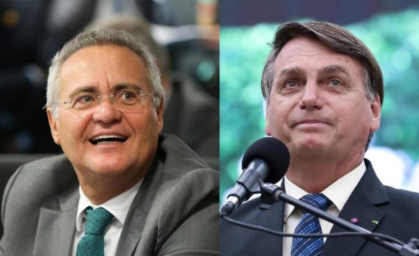 Renan Calheiros e Bolsonaro
