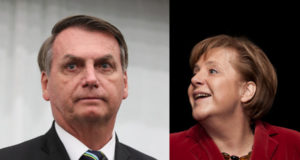 Veja Bolsonaro e Merkel
